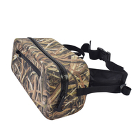 Sac banane avec logo zippé, porte-bouteille d'eau, course à pied, randonnée, pêche, activités de plein air, unisexe, nouveau style, sac de taille imperméable