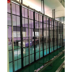 Écran LED transparent P3.91 pour publicité intérieure, film flexible en maille pour mur vidéo HD 4K ultra fin haute <span class=keywords><strong>définition</strong></span> - Product Image 3