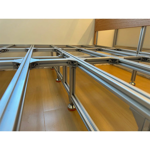 Aluminum Profile Suspended Bed Frame 6063 Adjustable Minimalist Design Multipurpose Stable Metal Bed - Product Image 2