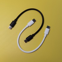 Kabel Data TPC 3A60W Fast Charging Tipe-C ke Tipe-C dengan Selubung PVC untuk Ponsel, Komputer & Perangkat IOS
