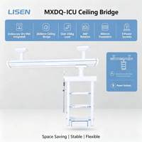 LISEN MXDQ-I Suspension médicale motorisée intégrée pour plafond, pour blocs opératoires et soins intensifs, avec fonction sec/humide, pour usage hospitalier