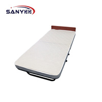 Lit pliant en métal de haute qualité, durable, moderne et portable, idéal pour les hôtels, les chambres, les hôpitaux, les bureaux et les écoles, fabriqué par Sanyee Source Factory.
