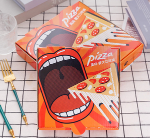 Tùy chỉnh thương mại takeout bao bì dùng một lần bánh pizza hộp cho 6/7/<span class=keywords><strong>8</strong></span>/9/10/11/12-inch Pizza - Product Image 1