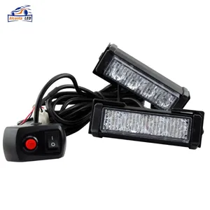 쌍 12v 8W led 오토바이 번쩍이는 빛 주간 보조 모는 안개 램프 안전 경고 신호 지시자 자동점멸장치 램프