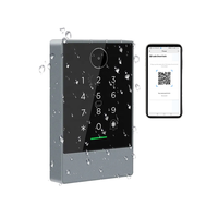 TTLOCK K3Q Lecteur de contrôle d'accès à code QR Serrures électroniques intelligentes biométriques sans clé pour clavier de porte en aluminium et application d'hôtel à usage domestique