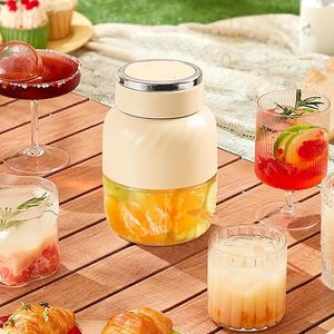New 550ml Home Small Wireless Portable Juice Press USB Rechargeable Fruit and Vegetable Juice Cup Smoothie <b>Milkshake</b> <b>Blender</b> - Product Image 2
