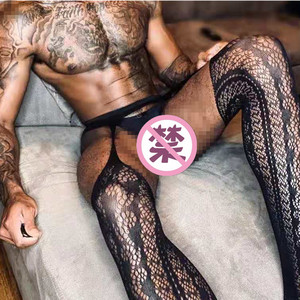 Collants résille sexy ajourés pour hommes G309 en nylon et élasthanne, collection été 2023, livraison directe disponible - Product Image 5
