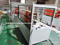 Ligne de production de tuyaux PPR PP HDPE de 12 à 50 mm, machine à vis simple à haute productivité