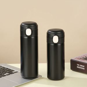 Stainless Steel Vacuum Thermos Tumbler Double Wall Insulated Travel Bottle Minimalist Design With Lid 24H Heat Retention - Product Image 4
