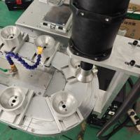 Machine d'impression par tampographie rotative avec cuve d'encre fermée, imprimante tampographique pneumatique avec traitement au plasma