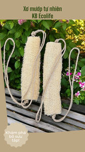 High Quality Whole Natural Loofah Back <b>Scrubber</b> Belt Deep Cleansing and Effectively Removes Dead <b>Skin</b> Cells - Product Image 5