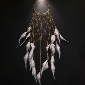 Plume <span class=keywords><strong>indienne</strong></span> coiffure gitane plume casque mariage rouge Hippie bandeau réglable longue plume cheveux accessoires - Product Image 3