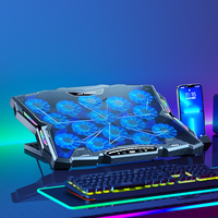 Refroidisseur d'ordinateur portable 17 pouces pour gamer avec radiateur à air, grille en fer et matériau plastique – En stock