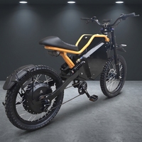 HCBK-SS80 Nouveau Vélo Électrique 25000W 84V 75AH Batterie Haute Capacité Autonomie 200km Tout-Terrain Bomber