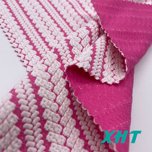 Hot Custom Color <strong>Elastic</strong> Warp Knitted <strong>Striped</strong> Nylon <strong>Fabric</strong> - Product Image 1