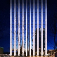 Projecteurs LED décoratifs pour façades de bâtiments, éclairage architectural extérieur, corps en aluminium, indice de protection IP65