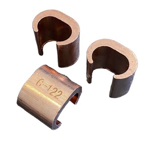 Morsetto in rame tipo C VSOCOME CCT per protezione contro i fulmini e messa a <span class=keywords><strong>terra</strong></span>, certificato ISO9001:2008, per conduttori da 7,5-700 mm - Product Image 1