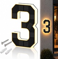 Lumière solaire LED pour numéro de maison, numéro de rue, panneau lumineux mural pour allée, entrée de garage, villa, hôtel, parc, place publique