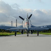 FMS FMS130P 1700mm F4U V3 RC Brushless RC Avion Modèle 2.4G RC Fighter Aircraft PNP