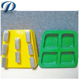 Concrete Granite Marble Stone Abrasive 8 Segmented Diamond Fickert Grinding Block for Continuous Polishing Line Machine