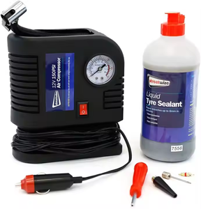 Khẩn Cấp Lốp Đâm Sửa Chữa Kit 12V 120W Máy Nén Khí Với Vật Liệu Nhựa Cho Lốp Xe - Product Image 1