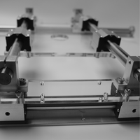 Kit de routeur CNC DIY 3 axes 20 mm avec base de 2440 mm et ensemble complet de rails linéaires pour projets de planification, de surfaçage et de gravure