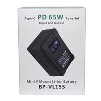 BP-VL155 V-Lock 155Wh V Mount Batterie pour RED DSMC3 ARRI LF pour Sony Venice 2 Caméras de Cinéma Haute Capacité 14.8V Conception Durable