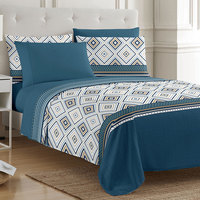 Parure de draps de luxe personnalisée en microfibre épaisse imprimée, 6 pièces, taille King Size, draps Sabanas Matrimoniales