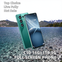 Smartphone Camon 50 Pro 5G, écran Full Screen 7,3 pouces, Android 15, double SIM, charge rapide, écran LED, téléphone mobile