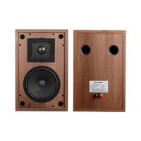 Altavoz HIFI para estantería, caja de madera pasiva, sin batería, sin pérdidas, de PVC, de alta fidelidad, con caja de madera