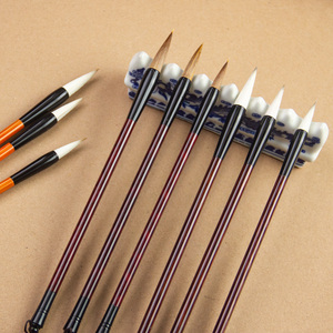 Set di 3 Pennelli per Calligrafia Cinese Paul Cezanne con Manico in Legno e Setole Miste di Martora/Capra - Product Image 4