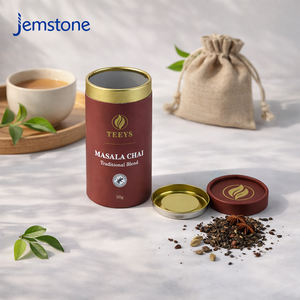 Boîte d'emballage cylindrique en carton kraft recyclable de qualité alimentaire pour café, épices, snacks, thé aux herbes, avec logo personnalisé - Product Image 6