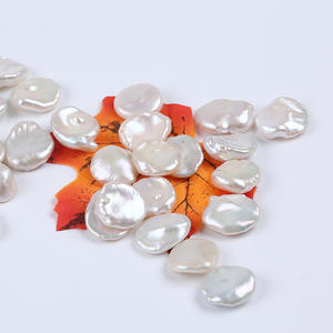 Perlas de Agua Dulce de Pétalo Blanco de 15-16 mm de Zhuji, Perlas Sueltas, Partículas de Perlas Regeneradas, Colección de Perlas Sueltas - Product Image 3