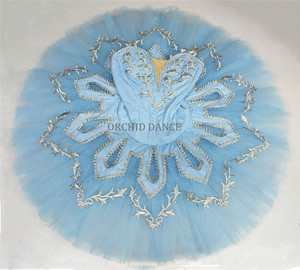 Profesional de alta calidad tamaño personalizado luz azul rendimiento niño tutú de Ballet - Product Image 1