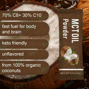 OLLI - Polvo de Aceite MCT Liofilizado de Alta Calidad, Grado Alimenticio, Polvo de Crema de Leche de Coco, Certificado HALAL, ISO, <span class=keywords><strong>KOSHER</strong></span>, Suplemento Natural - Product Image 4