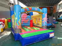 Lilytoys Nouveau Design Château Gonflable Sea World Mini Bounce House Octopus Moon Bounce Jumping Castle pour les enfants