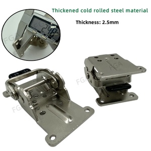 180 Degree <b>Folding</b> Table Chair Leg Bracket Hinge for <b>Sofa</b> <b>Bed</b> for Kitchen Living Room Bedroom Home Office Supermarket Apartment - Product Image 6