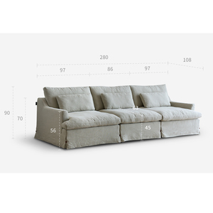 Hiện đại boucle Trắng đám mây Sofa ghế mô-đun mô-đun cắt L U hình góc xuống lông nén sofa - Product Image 2