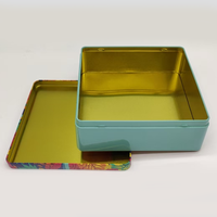 Boîte en fer blanc recyclable pour chocolats, bonbons, biscuits, friandises, snacks, cadeau de qualité supérieure