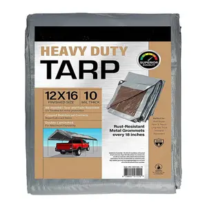YRH Factory custom heavy duty tarps waterproof pe pvc tarp covers wood camping roof canvas tarpaulin car cover roll