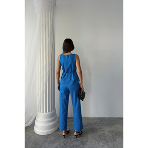 เสื้อคลุมผ้าลินินรุ่น Massimo Takim SCREAT ชุดจั๊มสูทสำหรับงานปาร์ตี้ เสื้อผ้าพรีเมียมจาก Saks - Product Image 1