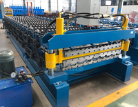 Nouvelle machine de formage à froid IBR à double couche pour tôles en acier coloré, machine de fabrication de tuiles de toiture avec moteur à engrenages et roulement