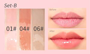 <span class=keywords><strong>Lip</strong></span> <span class=keywords><strong>Gloss</strong></span> Cair Herbal Mineral Tahan Air Matte Melembapkan <span class=keywords><strong>Lip</strong></span> Plumper Oil Lipstick Set 3pcs - Product Image 5