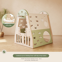 Tente de jeu pour enfants avec toboggan et balançoire, ensemble de terrain de jeu intérieur pour tout-petits, maison de jeu multifonctionnelle en plastique pour enfants pour la maison