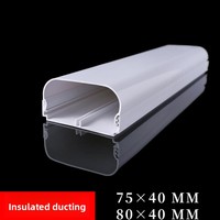 Livraison Gratuite Cache-Radiateur Décoratif en PVC pour Canaux de Tuyaux Aluminium-Plastique 65*30 75*40 100*50 (Non Chine)