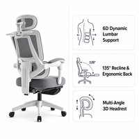 Chaise de bureau ergonomique en gros avec dossier en maille ventilée, roulettes et pieds robustes, idéale pour les espaces de travail commerciaux, certifiée RoHS