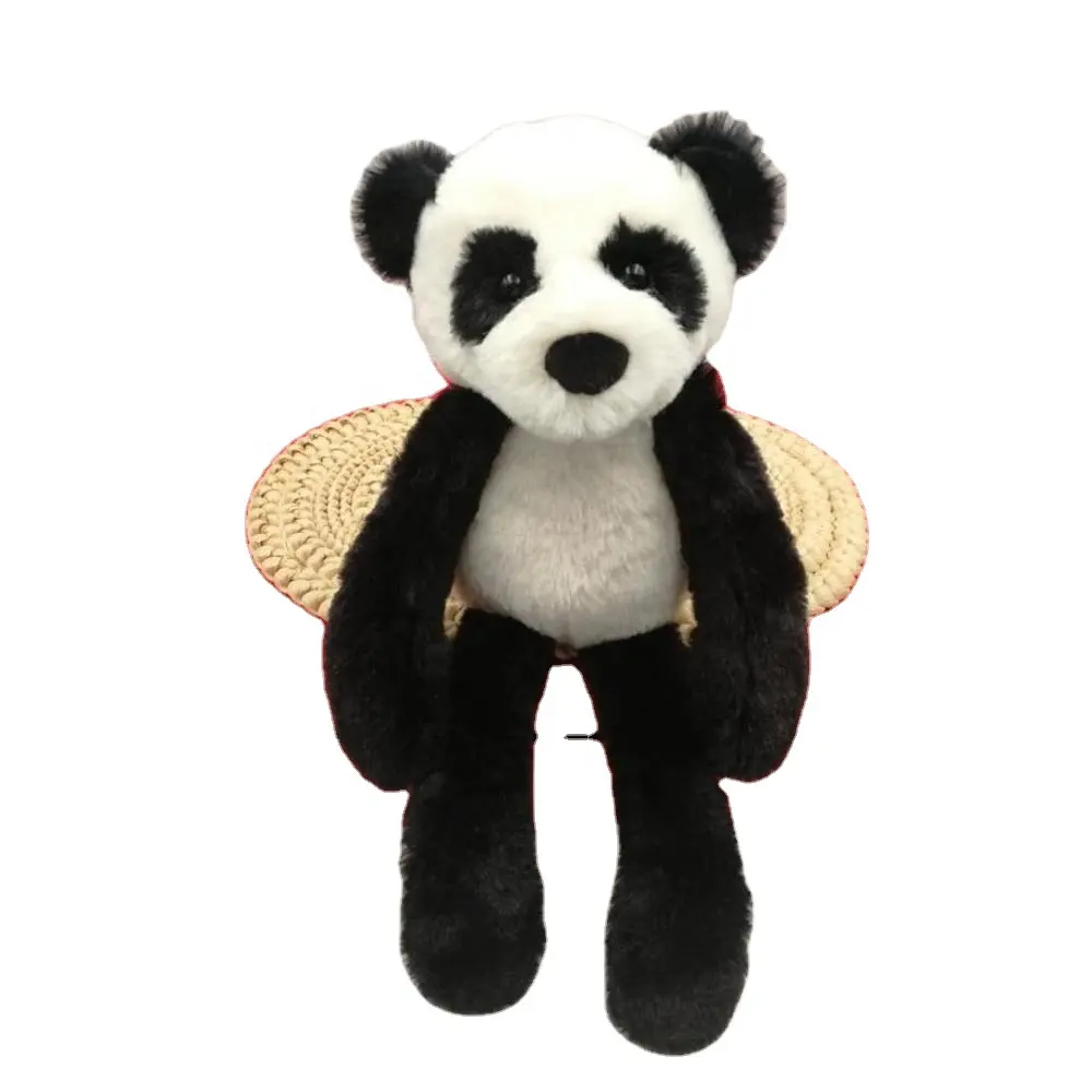 Bán Buôn Tùy ChỉNh Nóng Bán Amazon OEM/ODM 13 Inch Panda Siêu Mềm Chất Lượng Cao Dễ Thương Nhồi Plush Đồ Chơi