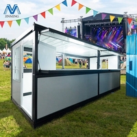 Maison mobile modulaire, Pavillon de services, Cabine d'extérieur, Bureau extérieur, Cabine Apple, Cabine d'ingénierie, Cabine de thé
