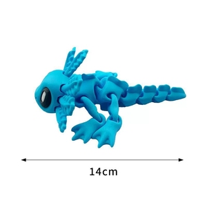Creative Art Deco Resin Crafts Cute Salamander Figurines Animal Joint Activity Models for Birthday/<b>Easter</b> <b>Ornaments</b> - Product Image 5