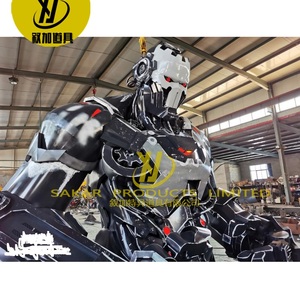 <span class=keywords><strong>Mavel</strong></span> Adornos Decoración Luz Acero inoxidable Jardín Escultura Metal Tamaño Real Bum-blebee Escultura Gran Transformador Escultura - Product Image 1